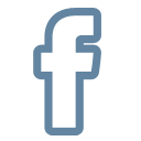 Facebook LightSlateGray icon