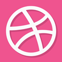 Dribble PaleVioletRed icon