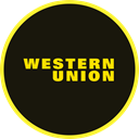 western, Finance, union, western union, payment, transaction Black icon