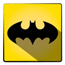 hero, Super, Batman, bat Gold icon