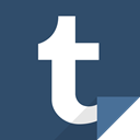 Tumblr, Communication, tumblr logo, social network, social media DarkSlateGray icon