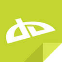 social media, deviantart logo, Deviantart, Communication, social network YellowGreen icon
