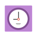 time, hour, hours, minute, alarm clock, morning, Alarm, watch, Clock Orchid icon