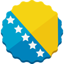bosnia-herzegovina, bosnia Gold icon