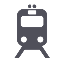 Subway, Metro, underground, vehicle, Railway, transport, train, station, transportation, public Black icon