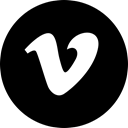 Vimeo Black icon