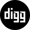 Digg Black icon