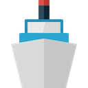sea, vehicle, ship, transport, Boat, transportation Gainsboro icon