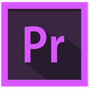 adobe, Design, premiere pro, premiere pro logo DarkSlateGray icon