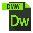 adobe, dmw extention, extention, file format DarkSlateGray icon
