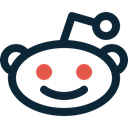 Logo, Reddit, Social, social media DarkSlateGray icon