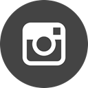 Circle, Instagram DarkSlateGray icon