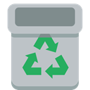 trashcan Silver icon