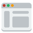 layout, window Silver icon