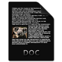 Docx, document, Doc, File Black icon