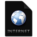 internet, File Black icon
