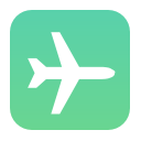 Plane MediumAquamarine icon