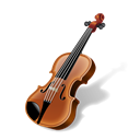instrument, music, Fiddle, Violin Black icon