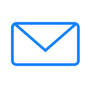 envelope, mail, Closed Black icon