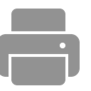 printer LightSlateGray icon