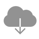 Cloud, download LightSlateGray icon