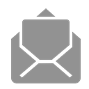 open, envelope, mail LightSlateGray icon
