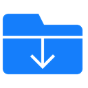 Folder, download DodgerBlue icon