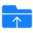 Folder, upload DodgerBlue icon