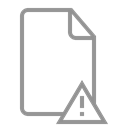 document, Error Black icon