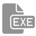 File, document, Exe LightSlateGray icon