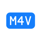 File, m4v Black icon