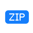 File, Zip Black icon