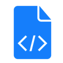 Code, document DodgerBlue icon