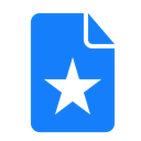 star, document DodgerBlue icon