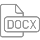document, Docx, File Black icon