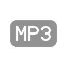 mp3, File Black icon