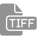 document, Tiff, File LightSlateGray icon
