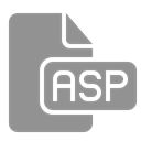 document, Asp, File LightSlateGray icon