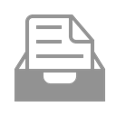document, Text, inbox LightSlateGray icon