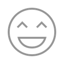 laughing, Face Black icon