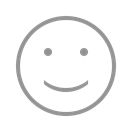 Face, smiling Black icon