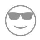 sunglasses, Face Black icon