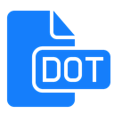 File, document, Dot DodgerBlue icon