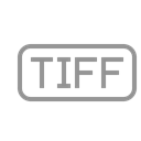 File, Tiff Black icon
