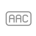 Aac, File Black icon