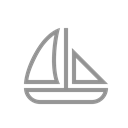 sailing, Boat Black icon