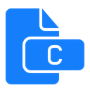 document, File, C DodgerBlue icon