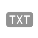 File, Txt Black icon