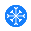 snowflake DodgerBlue icon