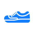 shoe, sports Black icon